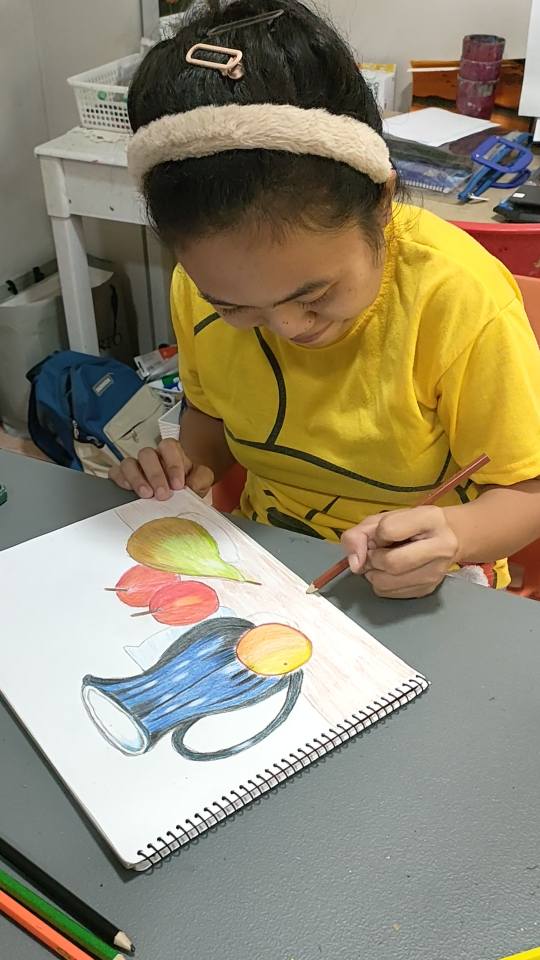 Artistic drawing process